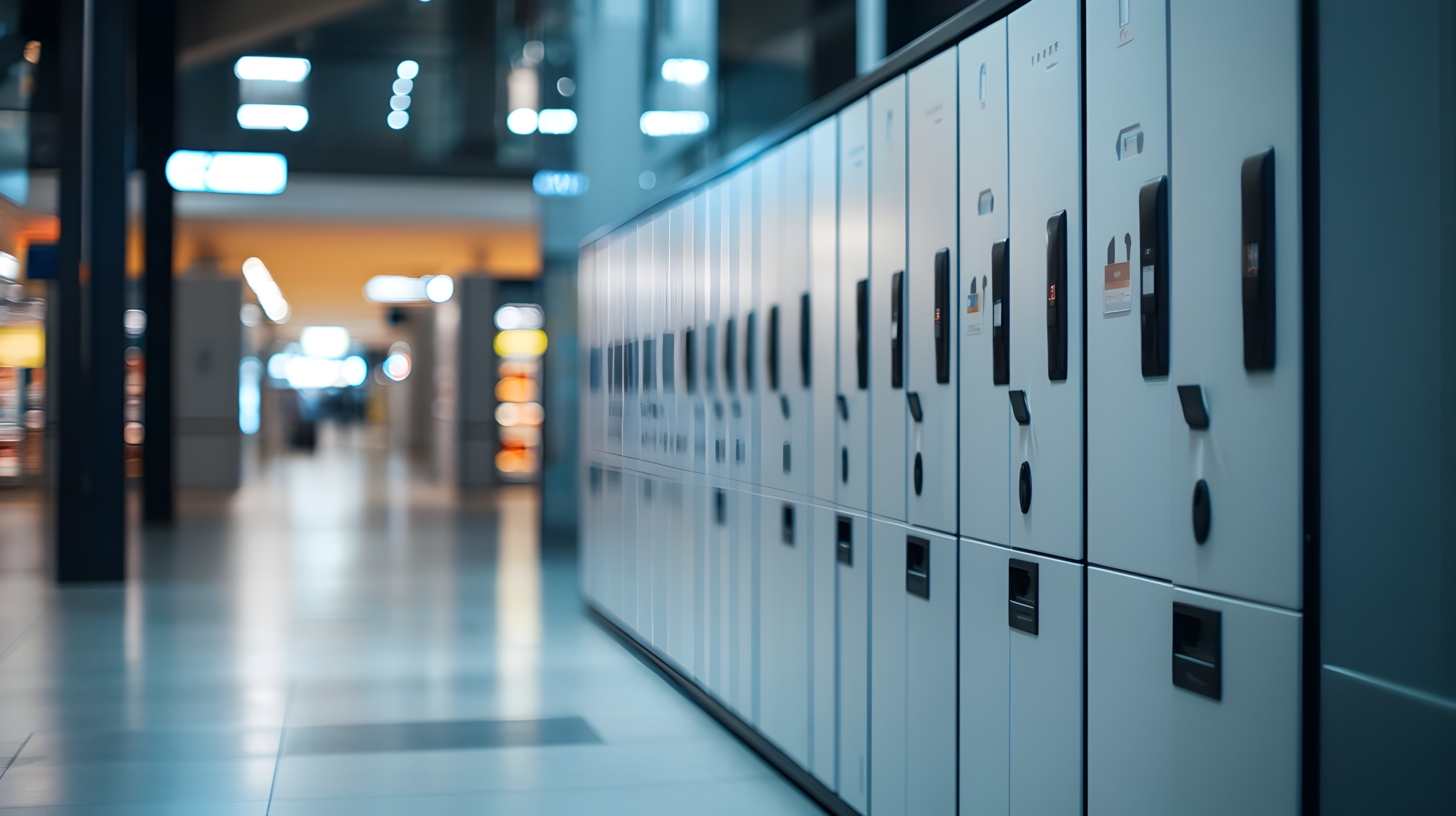 Armários inteligentes já estão se tornando o padrão de qualidade para shoppings, e grandes estabelecimentos